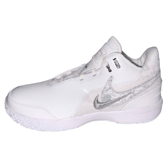 NWT NIKE ZM LEBRON NXXT GEN AMPD MSRP$114.99 MEN'S WHITE SNEAKERS SHOES SIZE 11 - Picture 3 of 6